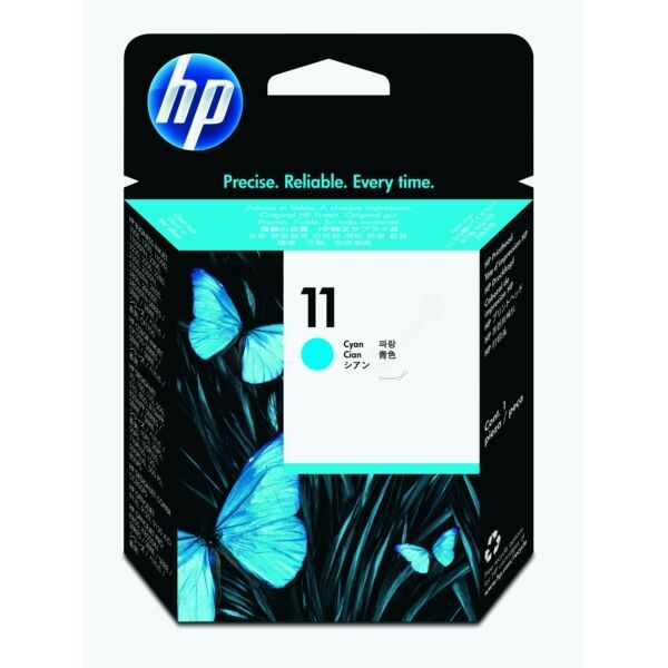 HP Original HP Business InkJet 2800 DT Tintenpatrone (11 / C 4811 A) cyan, Inhalt: 8 ml