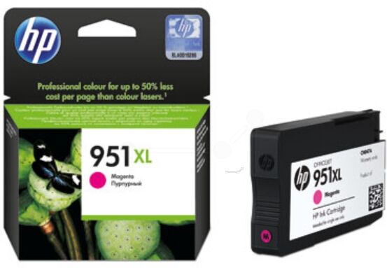 HP Original HP OfficeJet Pro 251 dw Tintenpatrone (951XL / CN 047 AE) magenta, 1.500 Seiten, 2,28 Rp pro Seite, Inhalt: 17 ml