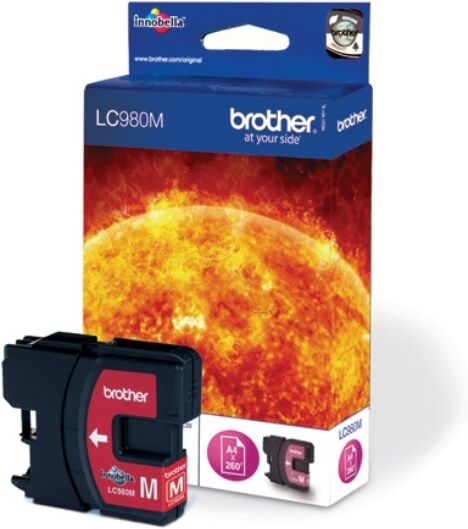 Brother Original Brother MFC-290 C Tintenpatrone (LC-980 M) magenta, 260 Seiten, 3,38 Rp pro Seite, Inhalt: 5 ml