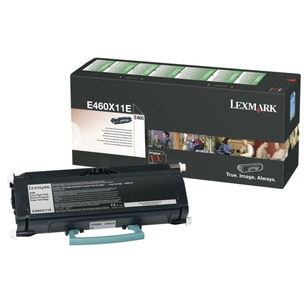 Lexmark Original Lexmark Optra E 460 DW Toner (E460X11E) schwarz, 15.000 Seiten, 1,11 Rp pro Seite