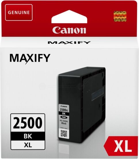 Canon Original Canon Maxify iB 4100 Series Tintenpatrone (PGI-2500 XLBK / 9254 B 001) schwarz, 2.500 Seiten, 1,21 Rp pro Seite, Inhalt: 70 ml