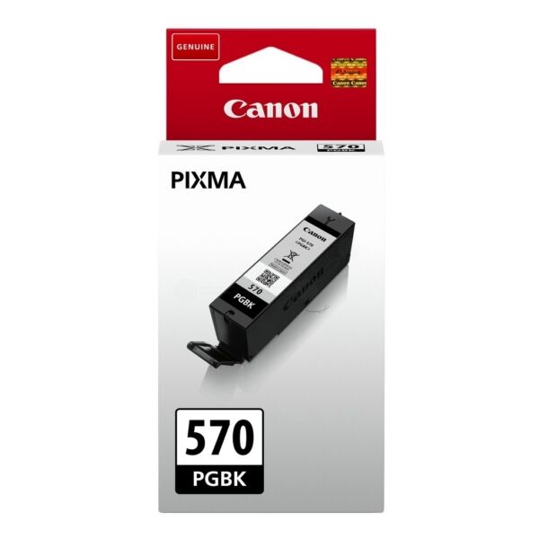 Canon Original Canon Pixma MG 6852 Tintenpatrone (CLI-570 PGBK / 0372 C 005) schwarz, Inhalt: 15 ml