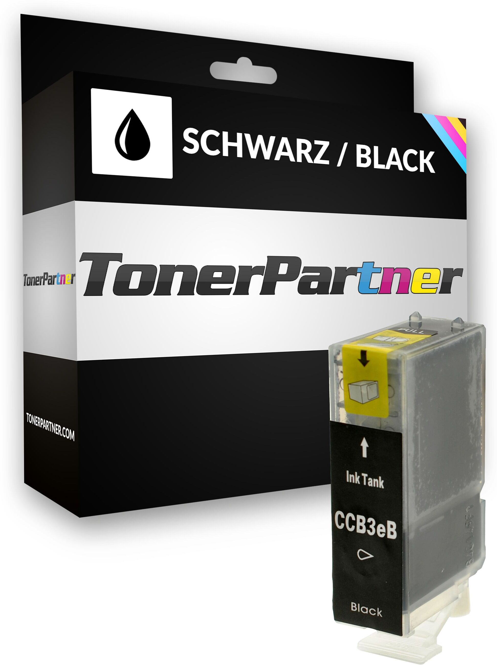 TonerPartner Kompatibel zu Canon Smartbase MP 700 Photo Tintenpatrone (BCI-3 EBK / 4479 A 002) schwarz, 500 Seiten, 0,51 Rp pro Seite von TonerPartner