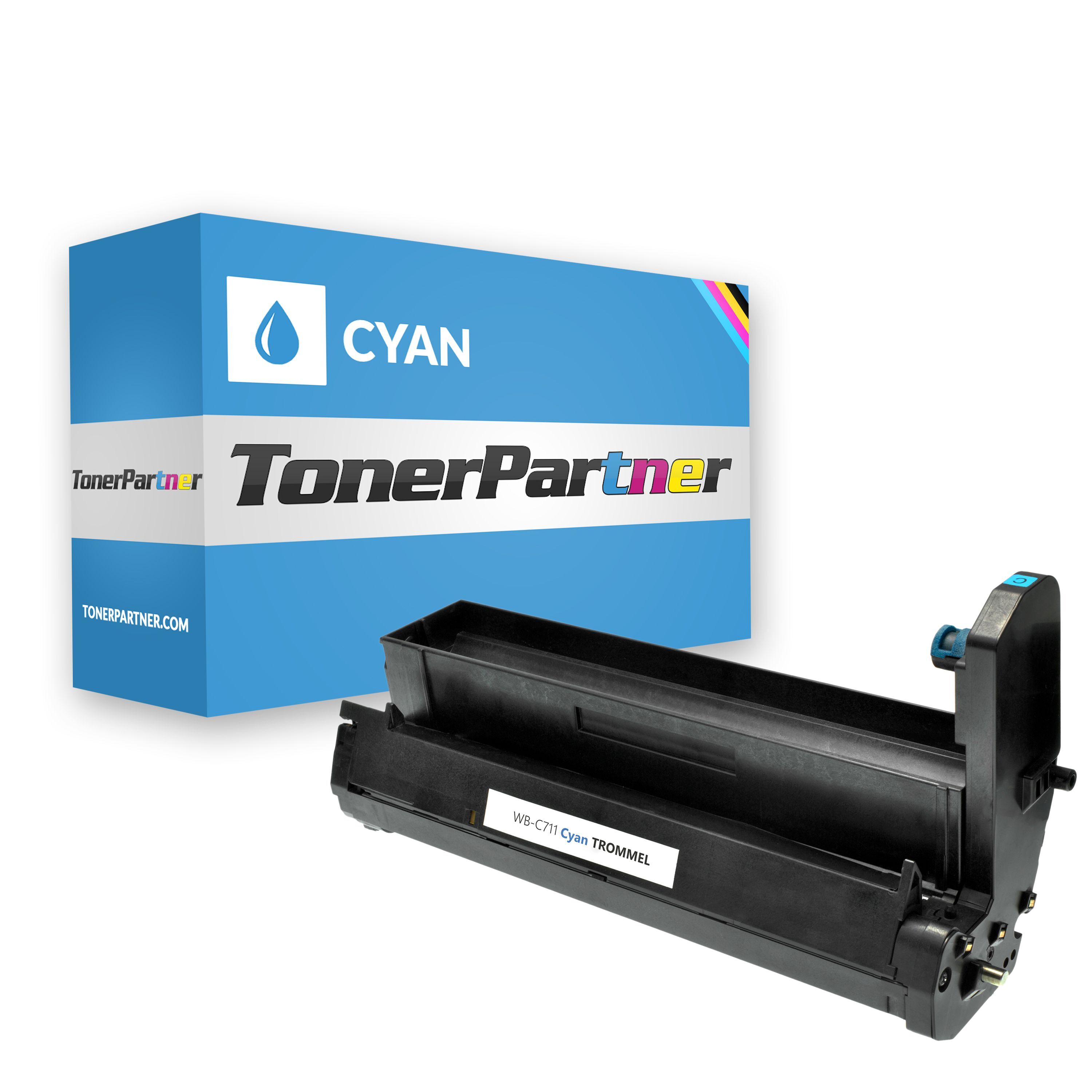 TonerPartner Kompatibel zu OKI C 711 Series Trommel (44318507) cyan, 20.000 Seiten, 0,32 Rp pro Seite von TonerPartner