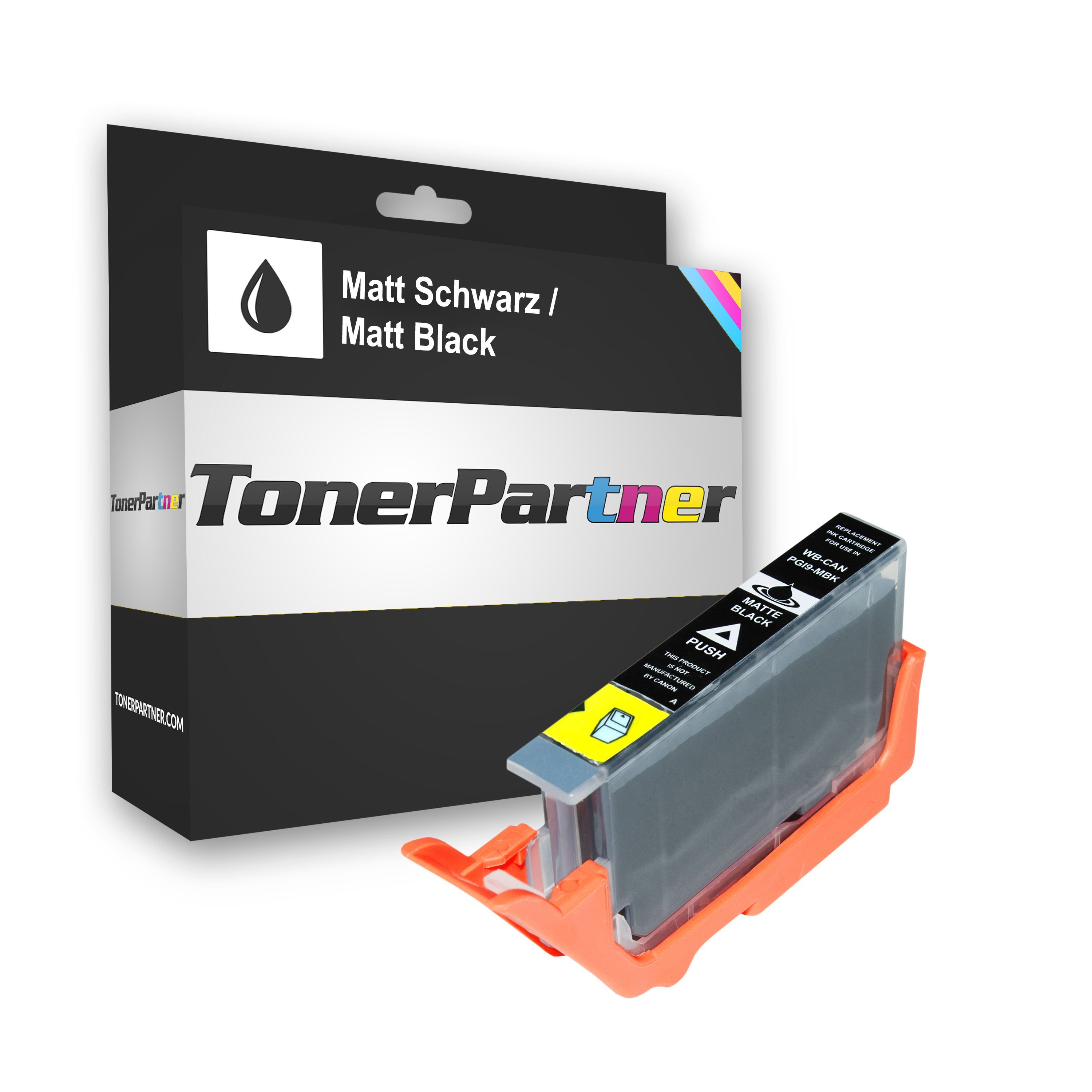 TonerPartner Kompatibel zu Canon 1033 B 001 / PGI-9 MBK Tintenpatrone schwarz, 630 Seiten, 1,32 Rp pro Seite, Inhalt: 14 ml von TonerPartner
