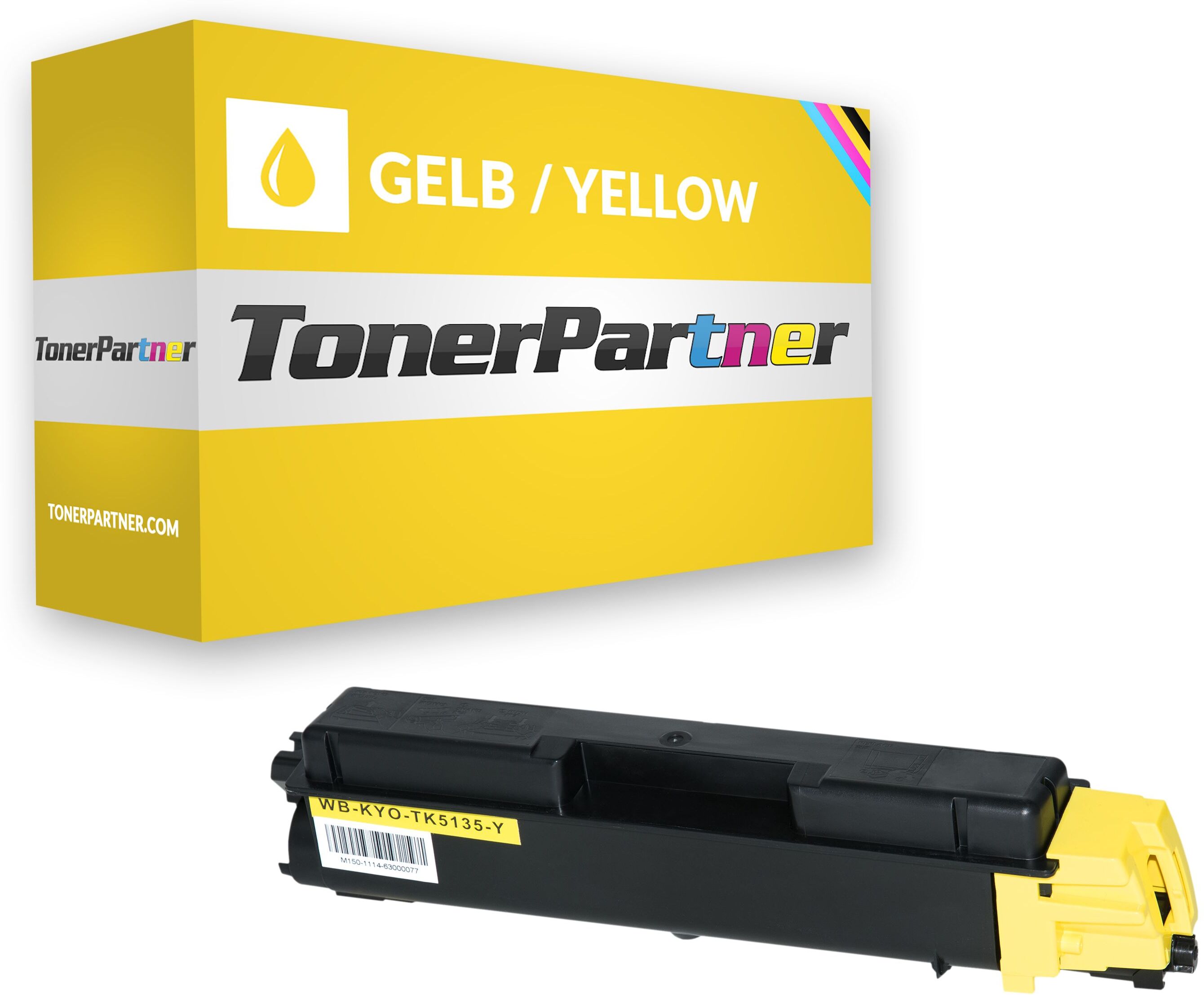 TonerPartner Kompatibel zu Kyocera 1T02PAANL0 / TK-5135 Y Toner gelb, 5.000 Seiten, 1,31 Rp pro Seite von TonerPartner