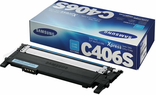 HP Kompatibel zu Samsung SL-C 460 W Toner (CLT-C406S / ST 984 A) cyan, 1.000 Seiten, 4,91 Rp pro Seite von HP