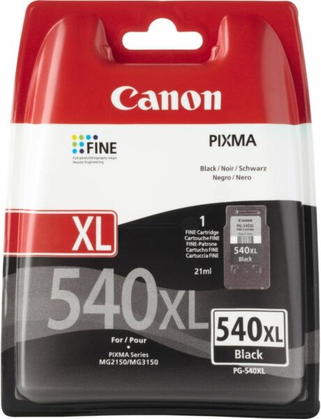 Canon Original Canon Pixma MX 390 Series Tintenpatrone (PG-540 XL / 5222 B 004) schwarz, 600 Seiten, 4,38 Rp pro Seite, Inhalt: 21 ml