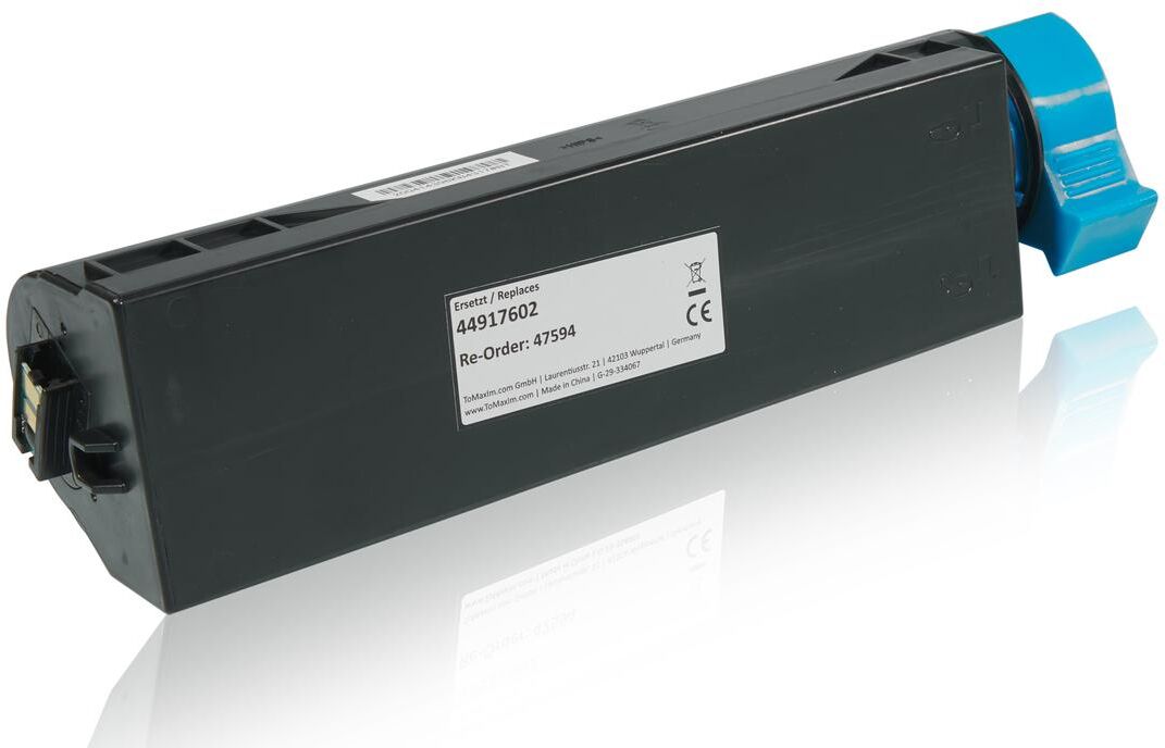 TonerPartner Kompatibel zu OKI 44917602 Toner schwarz, 12.000 Seiten, 0,62 Rp pro Seite - ersetzt OKI 44917602 Tonerkartusche von TonerPartner