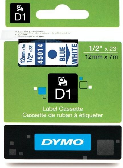 Dymo Original Dymo Labelmanager 260 P Etiketten (S0720540 / 45014) multicolor 12mm x 7m - ersetzt Labels S0720540 / 45014 für Dymo Labelmanager 260P