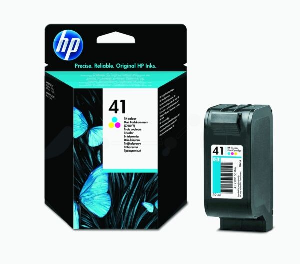 HP Original HP 51641 AE / 41 Tintenpatrone farbe, 460 Seiten, 13,39 Rp pro Seite, Inhalt: 40 ml - ersetzt HP 51641AE / 41 Druckerpatrone