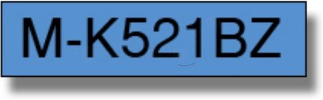 Brother Original Brother P-Touch 60 Farbband (MK-521BZ) multicolor 9mm x 8m - ersetzt Schriftband MK521BZ für Brother P-Touch60