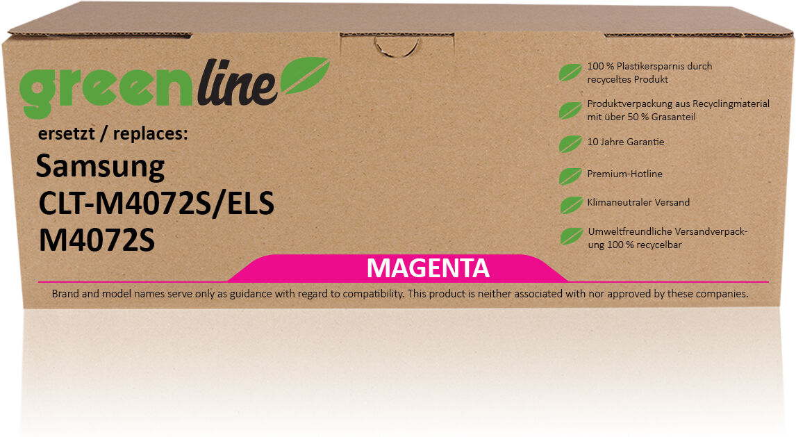 TonerPartner Kompatibel zu Samsung CLP-320 N Toner (M4072S / CLT-M 4072 S/ELS) magenta, 1.000 Seiten, 4,3 Rp pro Seite von TonerPartner