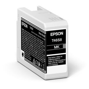 Epson Original Epson T46S8 / C 13 T 46S800 Tintenpatrone mattschwarz, Inhalt: 25 ml - ersetzt Epson T46S8 / C13T46S800 Druckerpatrone