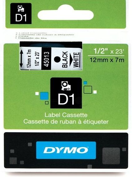 Dymo Original Dymo S0720530 / 45013 Etiketten multicolor 12mm x 7m - ersetzt Dymo S0720530 / 45013 Labels