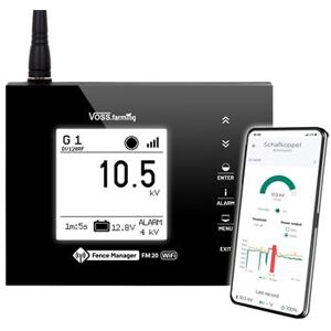 VOSS.farming Fence Manager FM 20 WiFi, Weidezaun-Monitor und Steuerung über WLAN