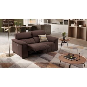 sofanella Stoffsofa MINORI 2-Sitzer Relaxsofa Designer Sofa 174x89x104cm braun