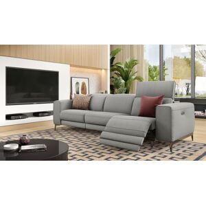 sofanella Stoff BIG Sofa CUPELLO Funktionssofa 267x74x107cm grau