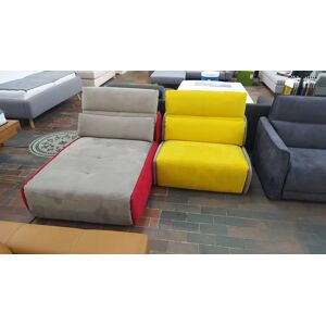 sofanella Stoffsofa MODICA Ecksofa Stoffcouch Sofa Garnitur 214x107x73cm grau