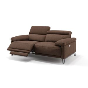 sofanella Stoffgarnitur Designsofa 2-Sitzer CELANO 176x76x108cm schwarz