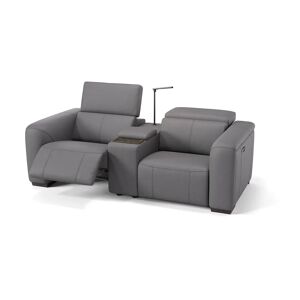 sofanella Heimkino Couch SORRENTO Relax Sofa Relaxcouch 196x74x100cm Grau