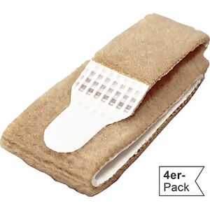 Zehenfixierer im 4er-Packbraun-beige;