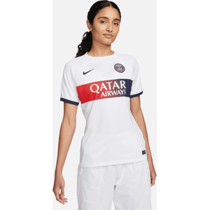 Paris Saint-Germain 2023/24 Stadium AwayNike Dri-FIT-Fußballtrikot für Damen - Weiß - M (EU 40-42)