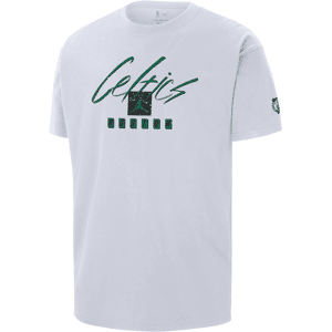 Boston Celtics Courtside Statement Edition Jordan Max90 NBA-T-Shirt für Herren - Weiß - XS