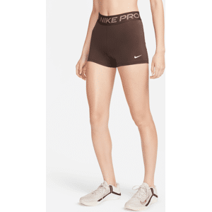 Nike ProDamenshorts (ca. 8 cm) - Braun - L (EU 44-46)