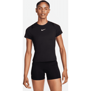 NikeCourt Advantage Dri-FIT Kurzarm-Tennisoberteil für Damen - Schwarz - M (EU 40-42)