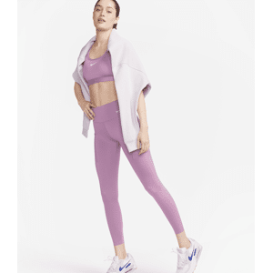 Nike Go7/8-Leggings mit starkem Halt, mittelhohem Bund und Taschen für Damen - Lila - XL (EU 48-50)