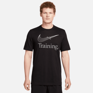 Nike Dri-FITHerren-Trainings-T-Shirt - Schwarz - L