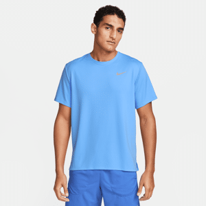 Nike MilerNike Dri-FIT UV Kurzarm-Laufoberteil für Herren - Blau - XL