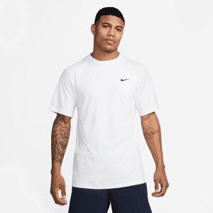 Nike HyverseVielseitiges Nike Dri-FIT UV Kurzarm-Oberteil für Herren - Weiß - M