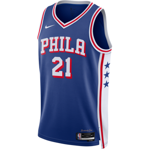 Joel Embiid Philadelphia 76ers 2023/24 Icon EditionNike Dri-FIT NBA Swingman Trikot für Herren - Blau - XXL