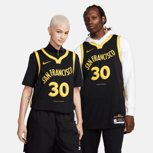 Stephen Curry Golden State Warriors 2023/24 City Edition Nike Dri-FIT ADV NBA Authentic Trikot für Herren - Schwarz - L