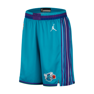 Charlotte Hornets Hardwood Classics 2023/24Nike Dri-FIT NBA Swingman Shorts für Herren - Blau - S