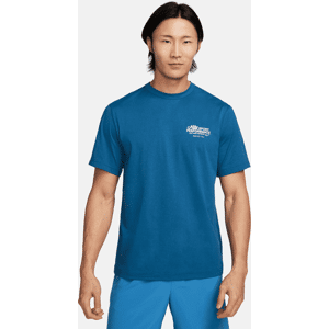 Nike Hyverse vielseitiges Nike Dri-FIT UV Kurzarm-Oberteil für Herren - Blau - M