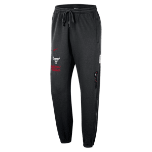 Chicago Bulls Standard Issue 2023/24 City Edition Nike NBA Courtside Hose für Herren - Schwarz - M