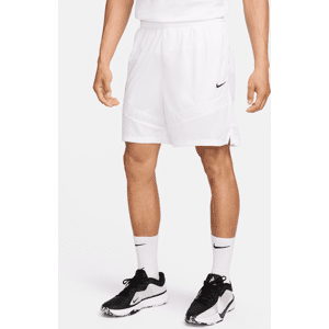 Nike Icon Dri-FIT Basketballshorts für Herren (ca. 20,5 cm) - Weiß - 3XL