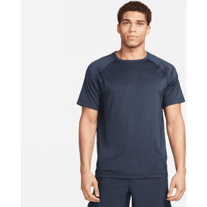 Nike ReadyNike Dri-FIT Kurzarm-Fitness-Oberteil für Herren - Blau - S