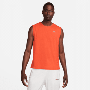Ärmelloses Nike Solar Chase Dri-FIT-Laufoberteil für Herren - Orange - XL
