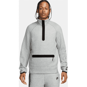 Nike Sportswear Tech Fleece Herren-Sweatshirt mit Halbreißverschluss - Grau - M