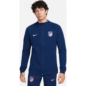 Atlético Madrid Academy ProNike Strick-Fußballjacke mit durchgehendem Reißverschluss für Herren - Blau - S