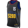 Nikola Jokic Denver Nuggets City Edition 2023/24Nike Dri-FIT NBA Swingman Trikot für Herren - Schwarz - S