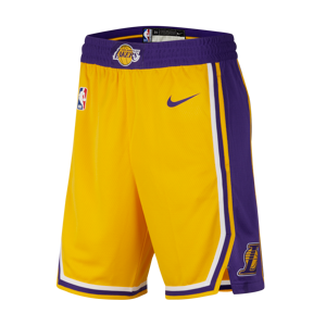 Los Angeles Lakers Icon EditionNike NBA Swingman Shorts für Herren - Gelb - M