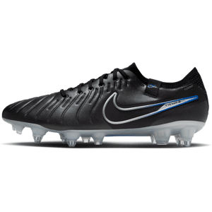 Nike Tiempo Legend 10 EliteLow-Top-Fußballschuh für weichen Rasen - Schwarz - 42.5