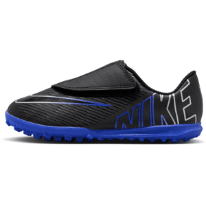 Nike Jr. Mercurial Vapor 15 Club Low-Top-Fußballschuh für Turf für jüngere Kinder - Schwarz - 28