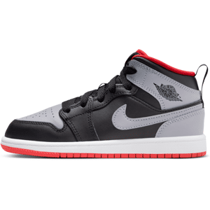 Jordan 1 MidSchuh für jüngere Kinder - Schwarz - 31