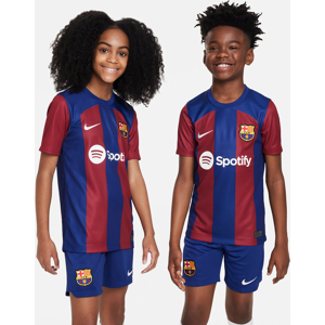 FC Barcelona 2023/24 Stadium HomeNike Dri-FIT Fußballtrikot für ältere Kinder - Blau - XL